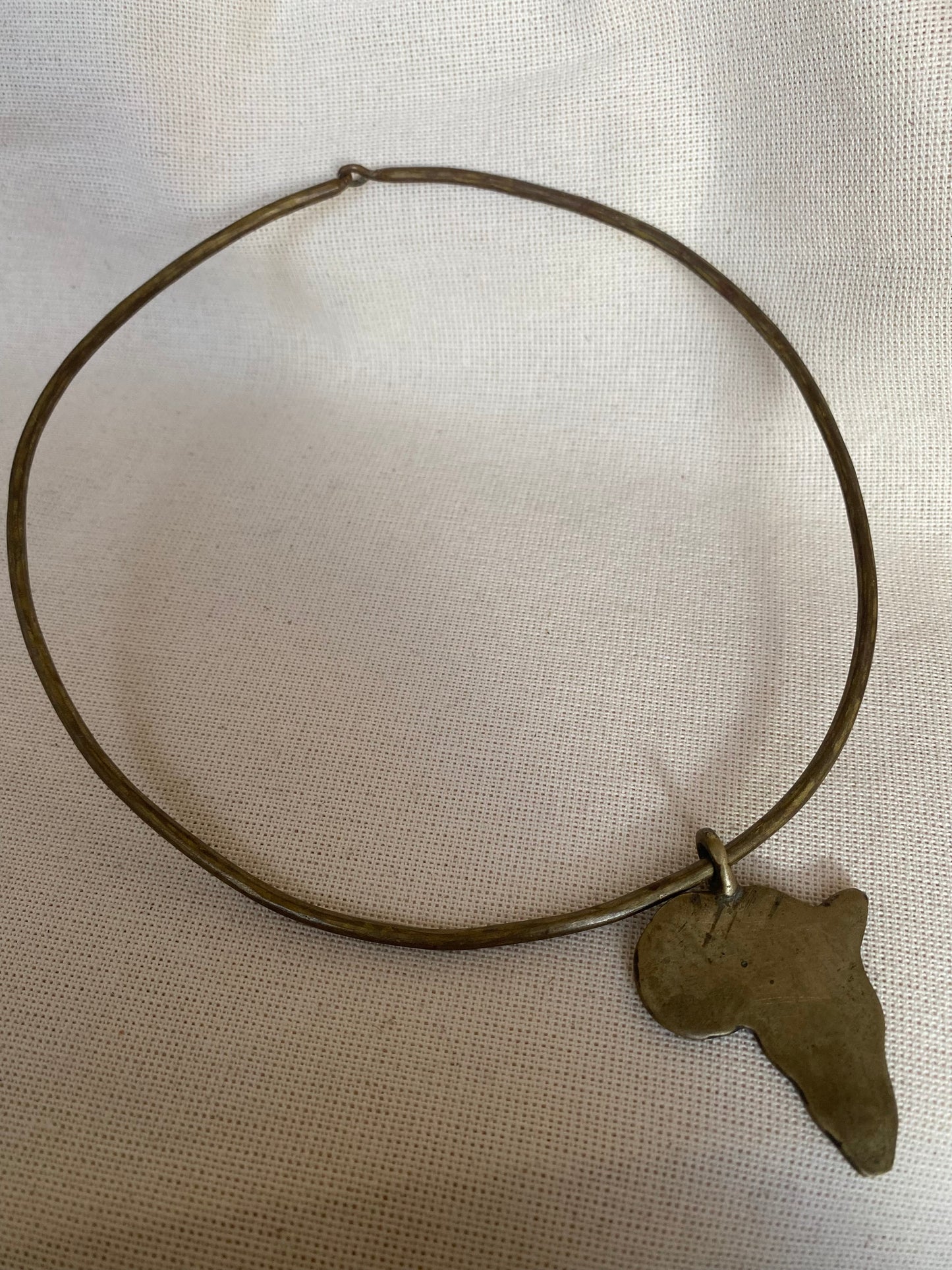 Necklace Brassed Africa
