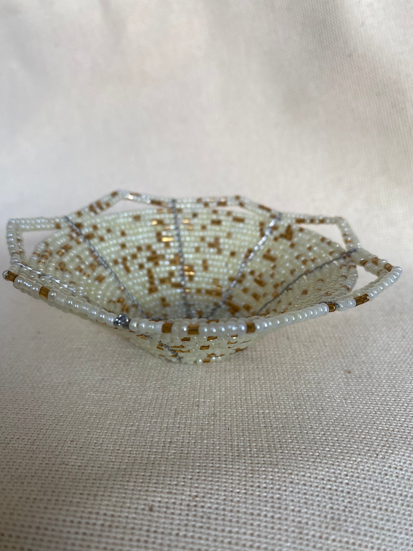 Beaded mini bowl