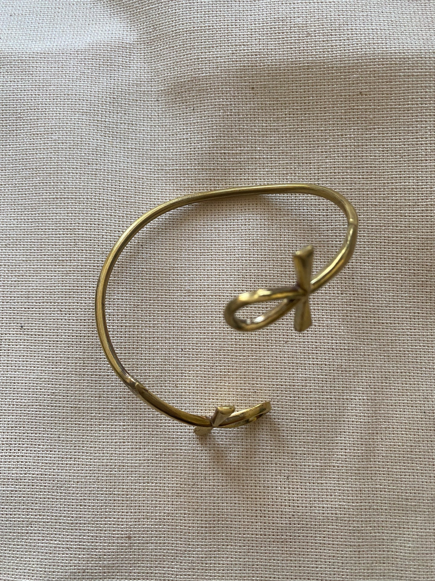 Ankh twist bracelet