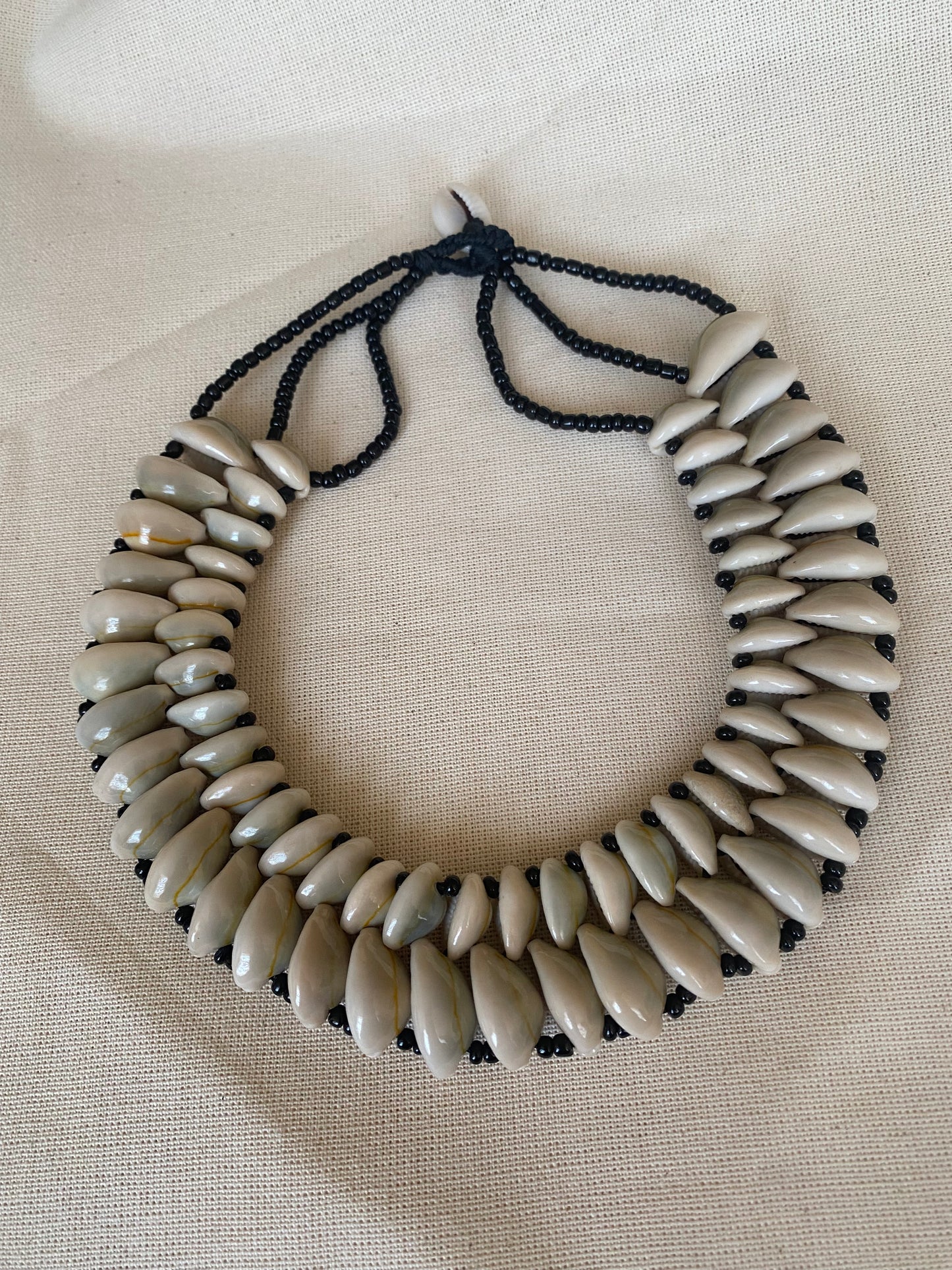 All cowry necklace