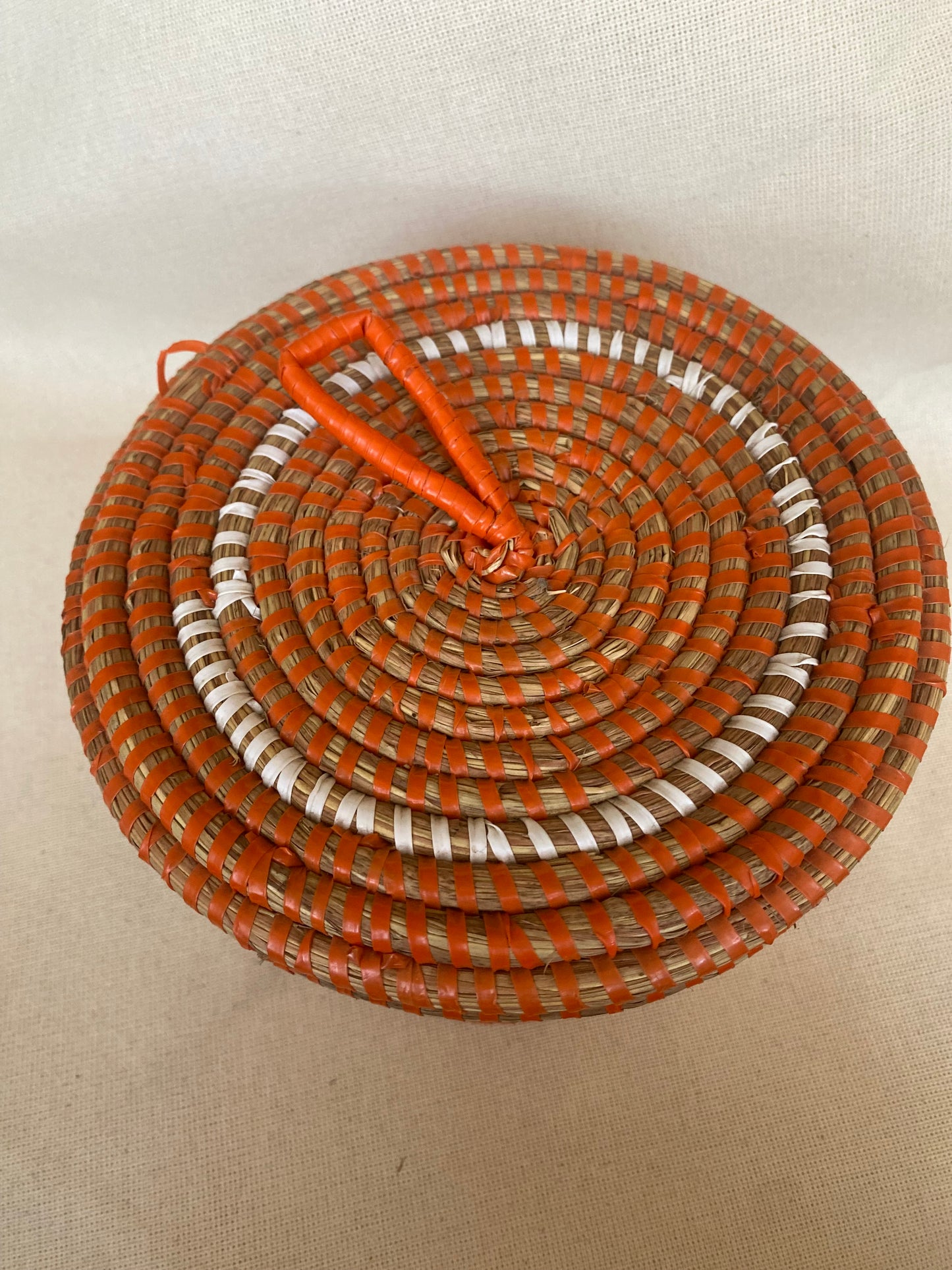 Basket Layu Orange flat top S
