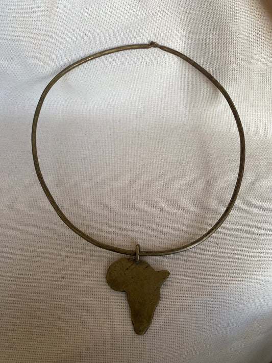 Necklace Brassed Africa