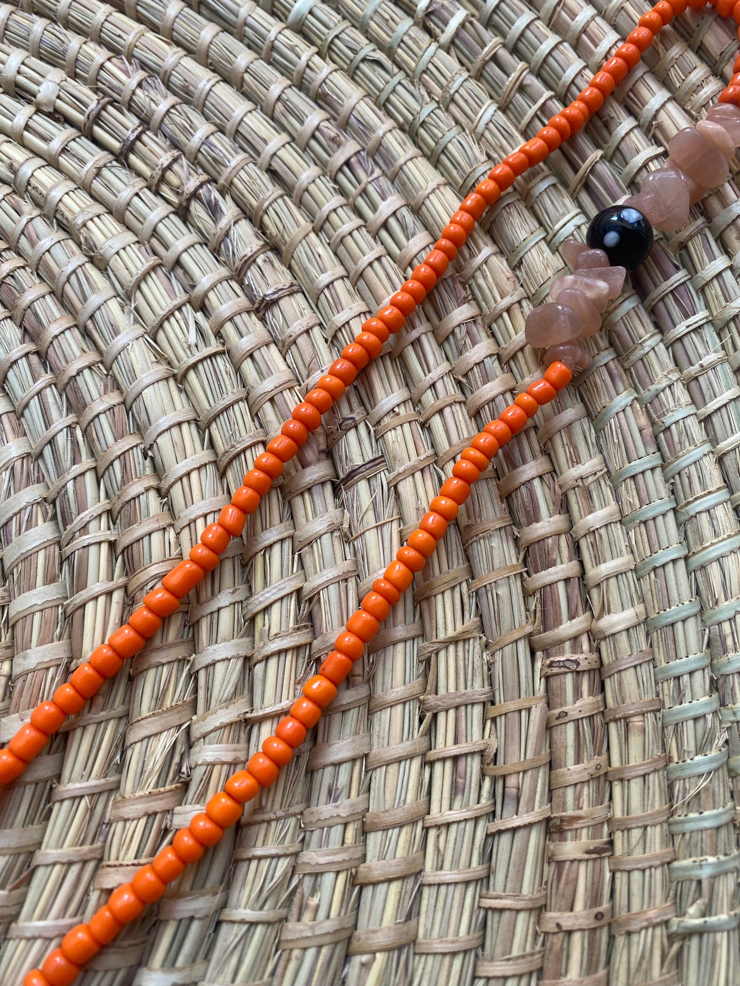 Kriola Waistbead - Sunstone and conta d’odj