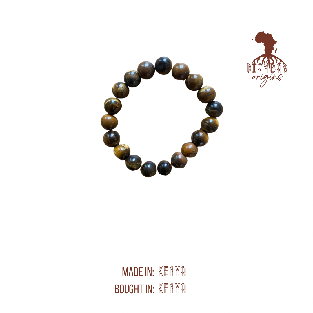 Tiger eye bracelet - medium beads