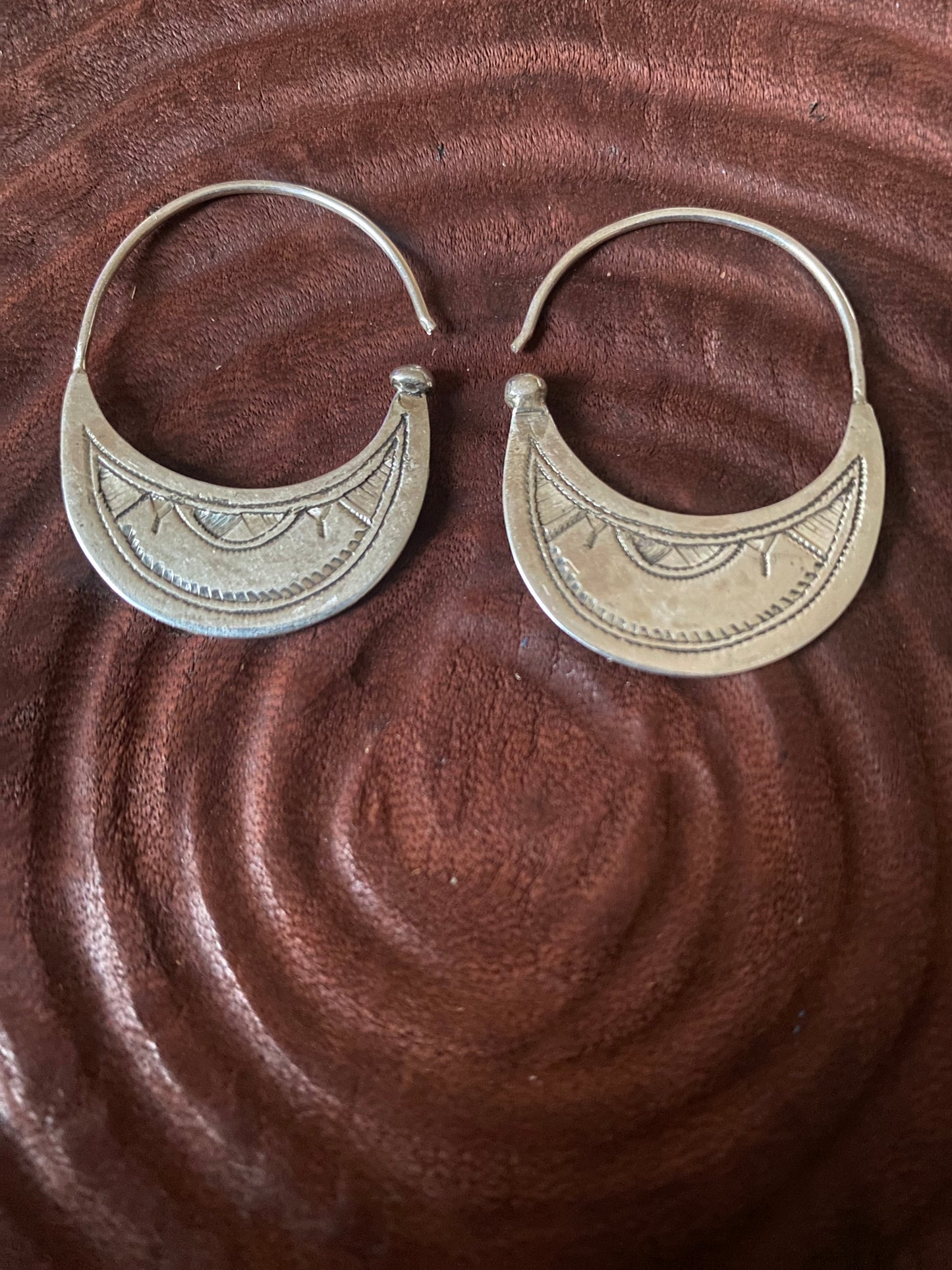 Silver Touareg earrings