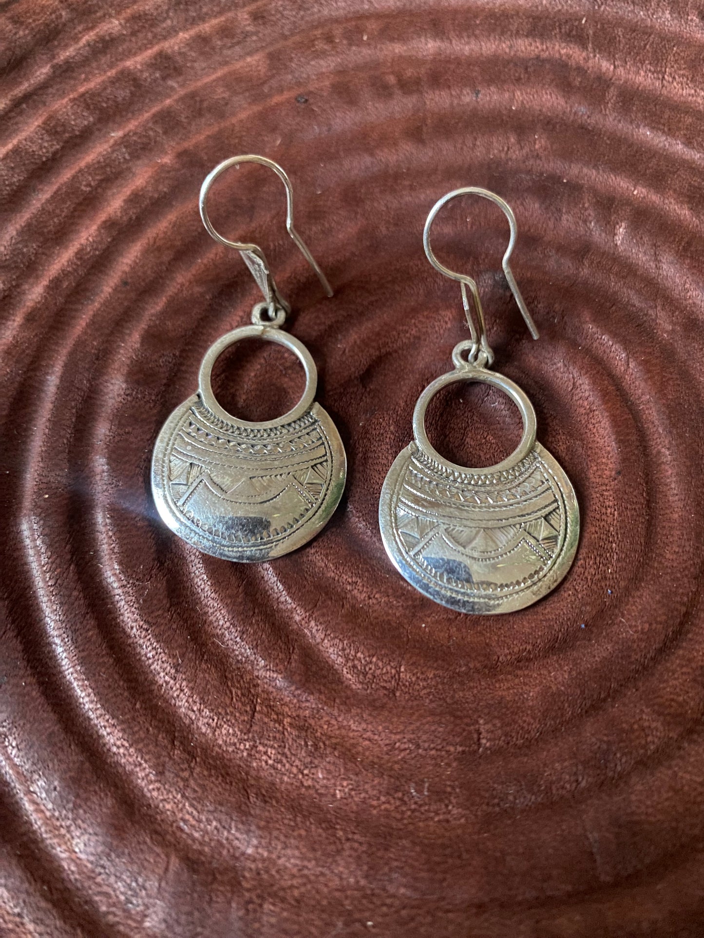 Silver Touareg earrings