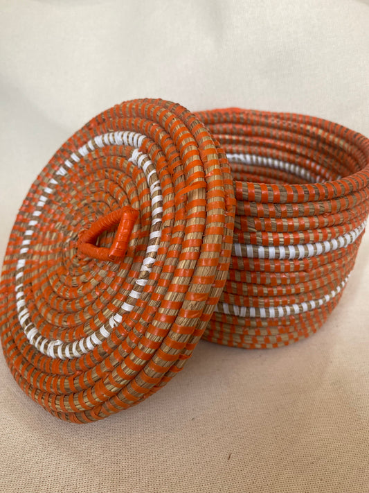 Basket Layu Orange flat top S