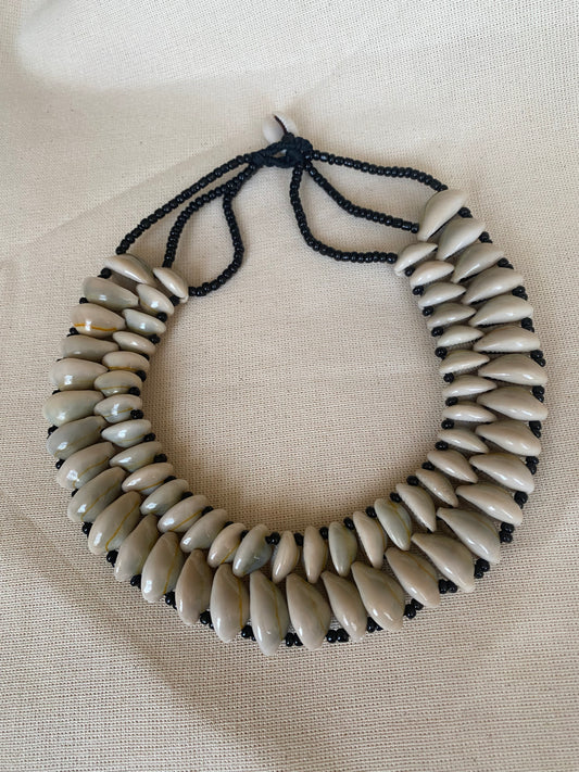 All cowry necklace