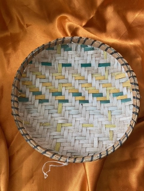 Basket made from recycled material