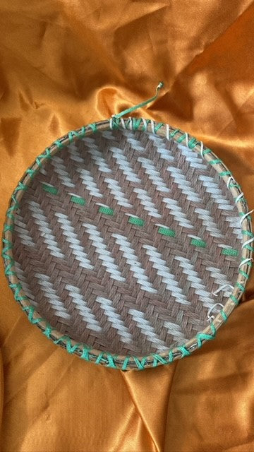 Basket made from recycled material