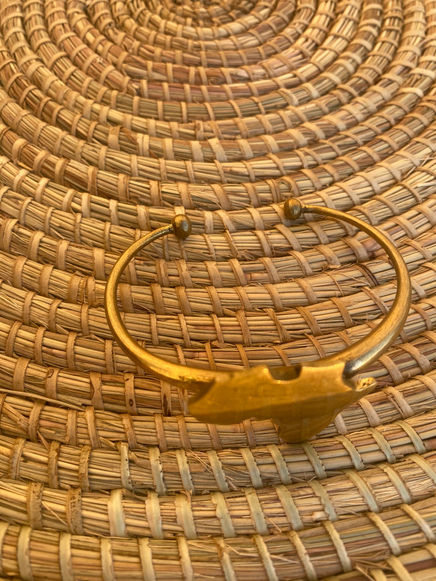 Brass Africa bracelet