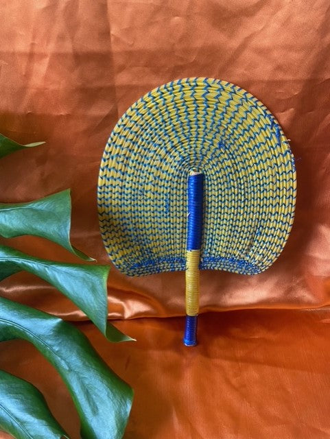 Plastic woven fan