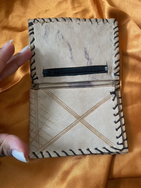 Simple leather wallet