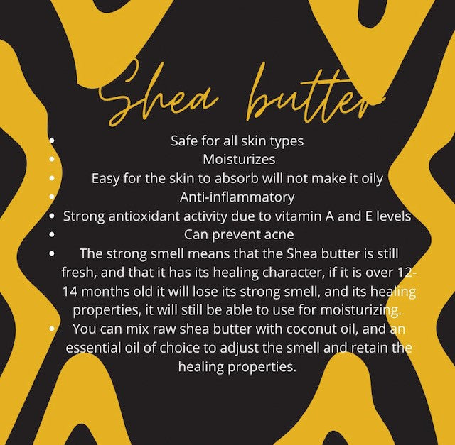 Raw shea butter