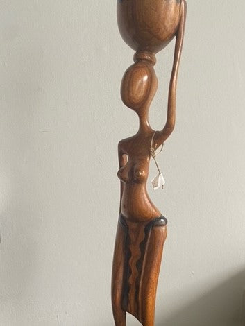 Wooden statue