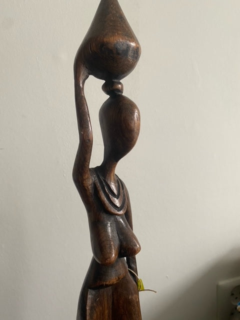 Wooden statue