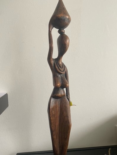 Wooden statue