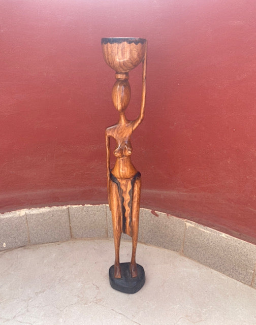 Wooden statue